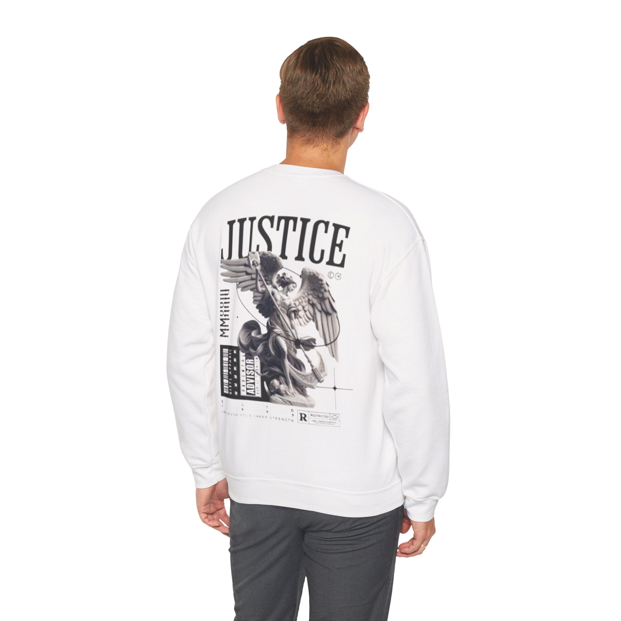 Justice Graphic Crewneck Sweatshirt