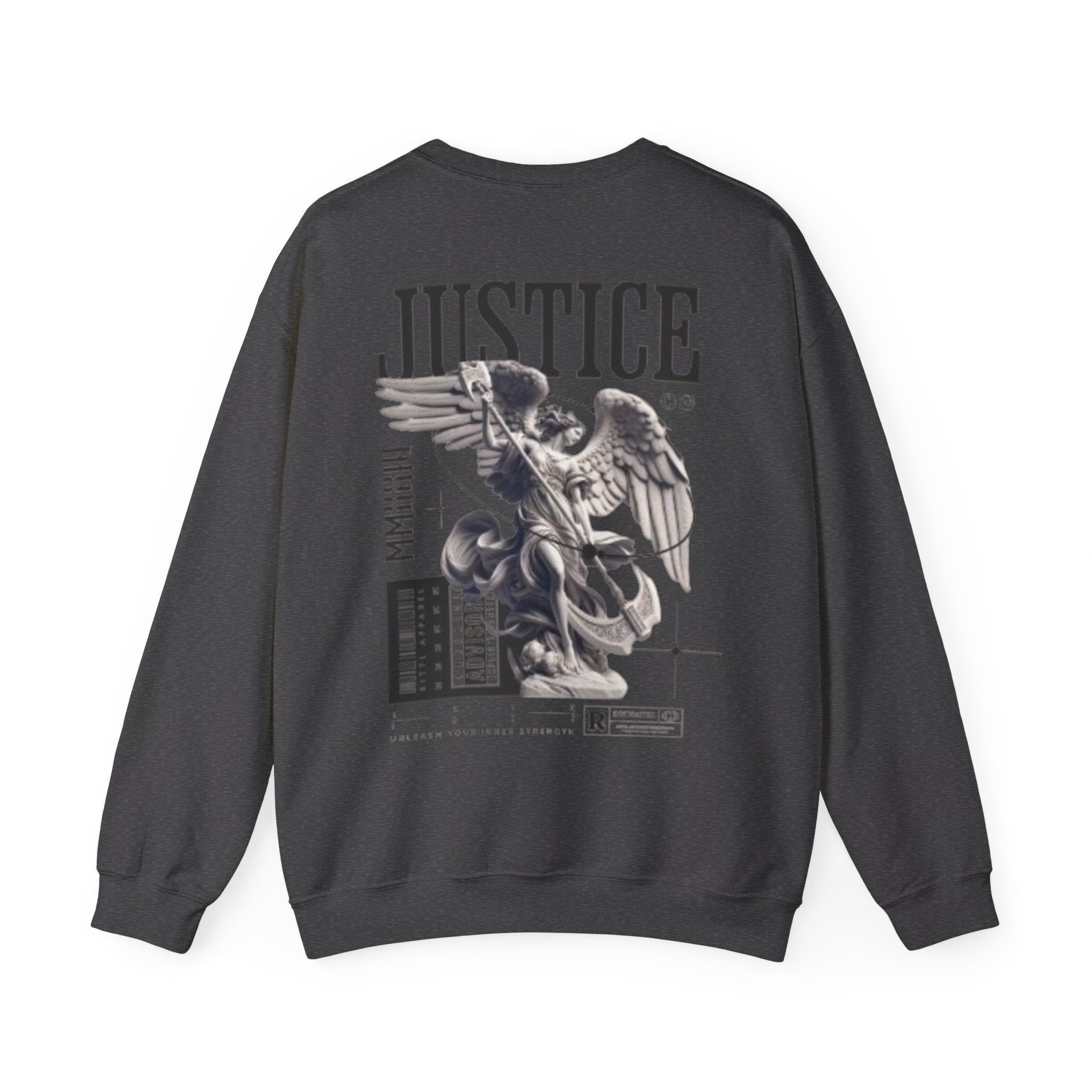 Justice Graphic Crewneck Sweatshirt
