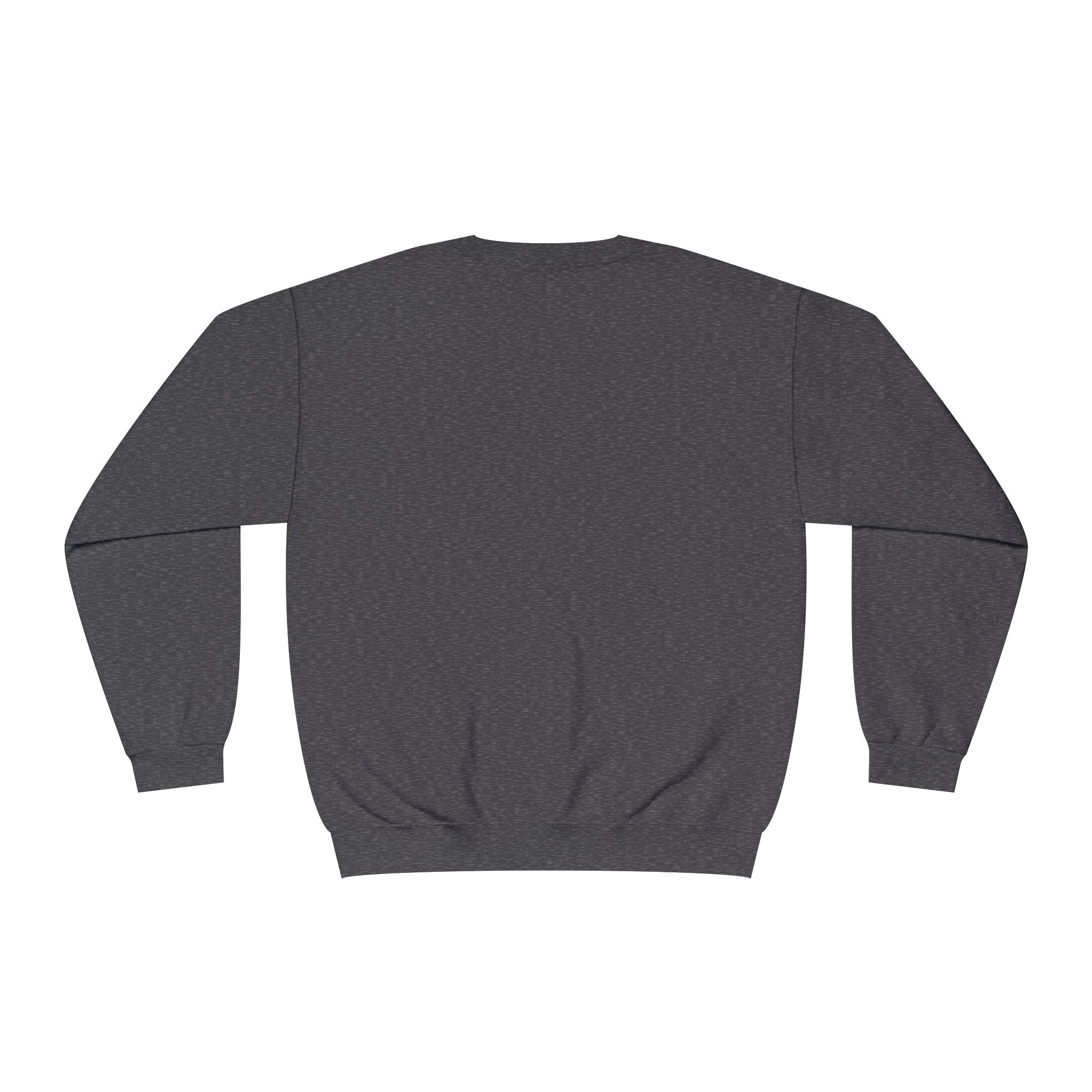 Crewneck Sweatshirt — 'Different' Minimal Front + Flame 'Aura Apparel Co' Back