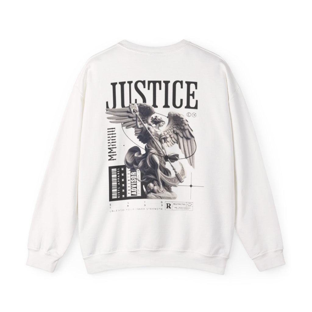 Justice Graphic Crewneck Sweatshirt