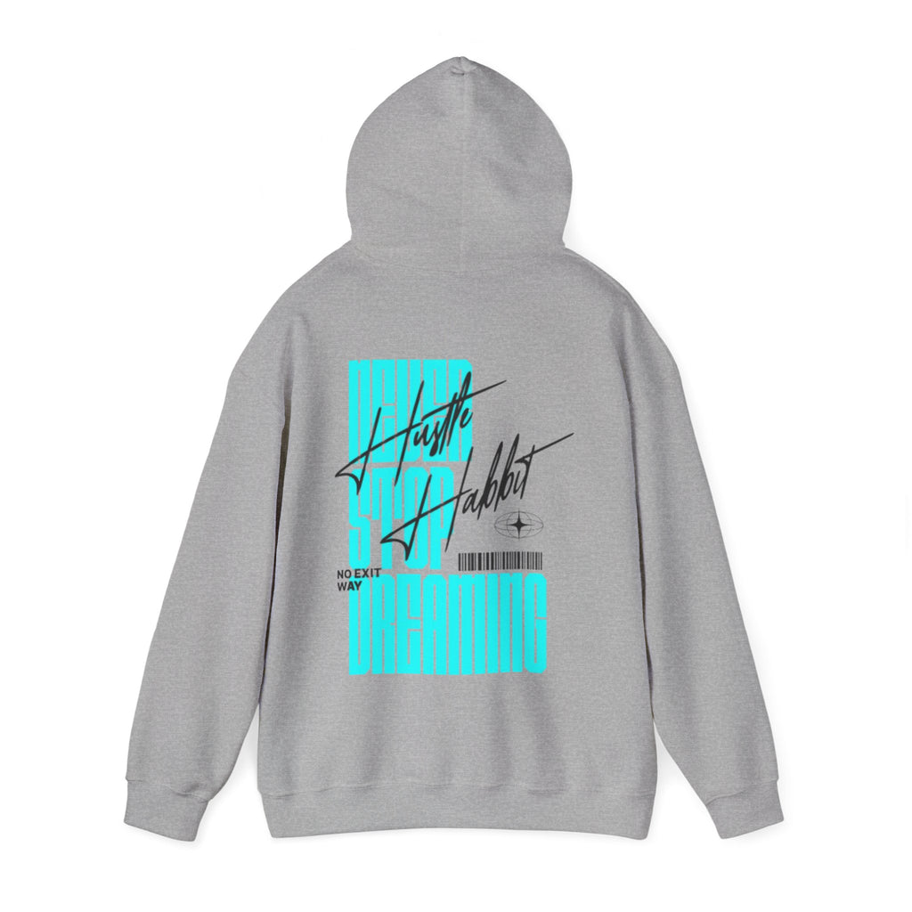 Dreaming Hoodie – Retro Futuristic 'Lightspeed Dreaming' Graphic Pullover