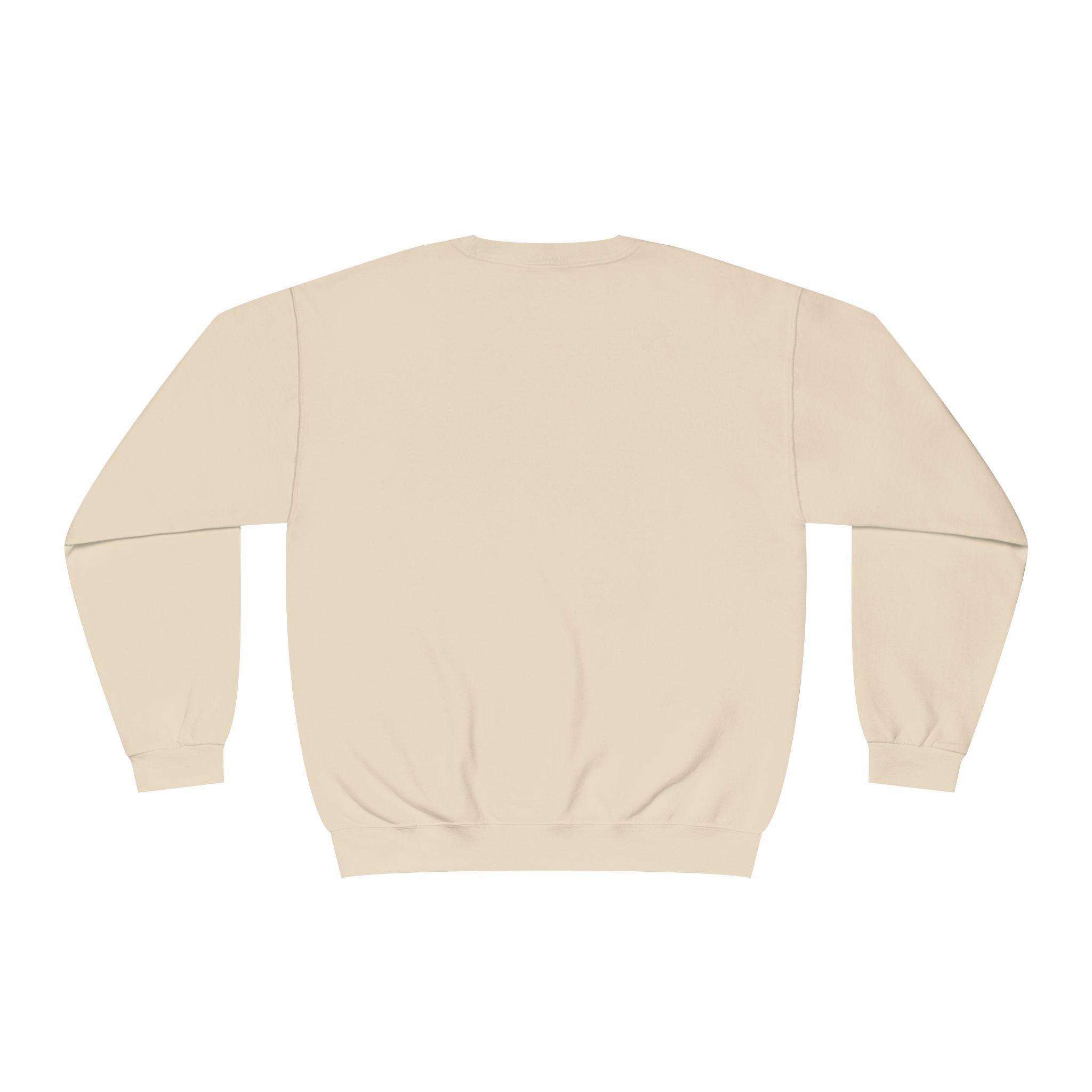 Crewneck Sweatshirt — 'Different' Minimal Front + Flame 'Aura Apparel Co' Back