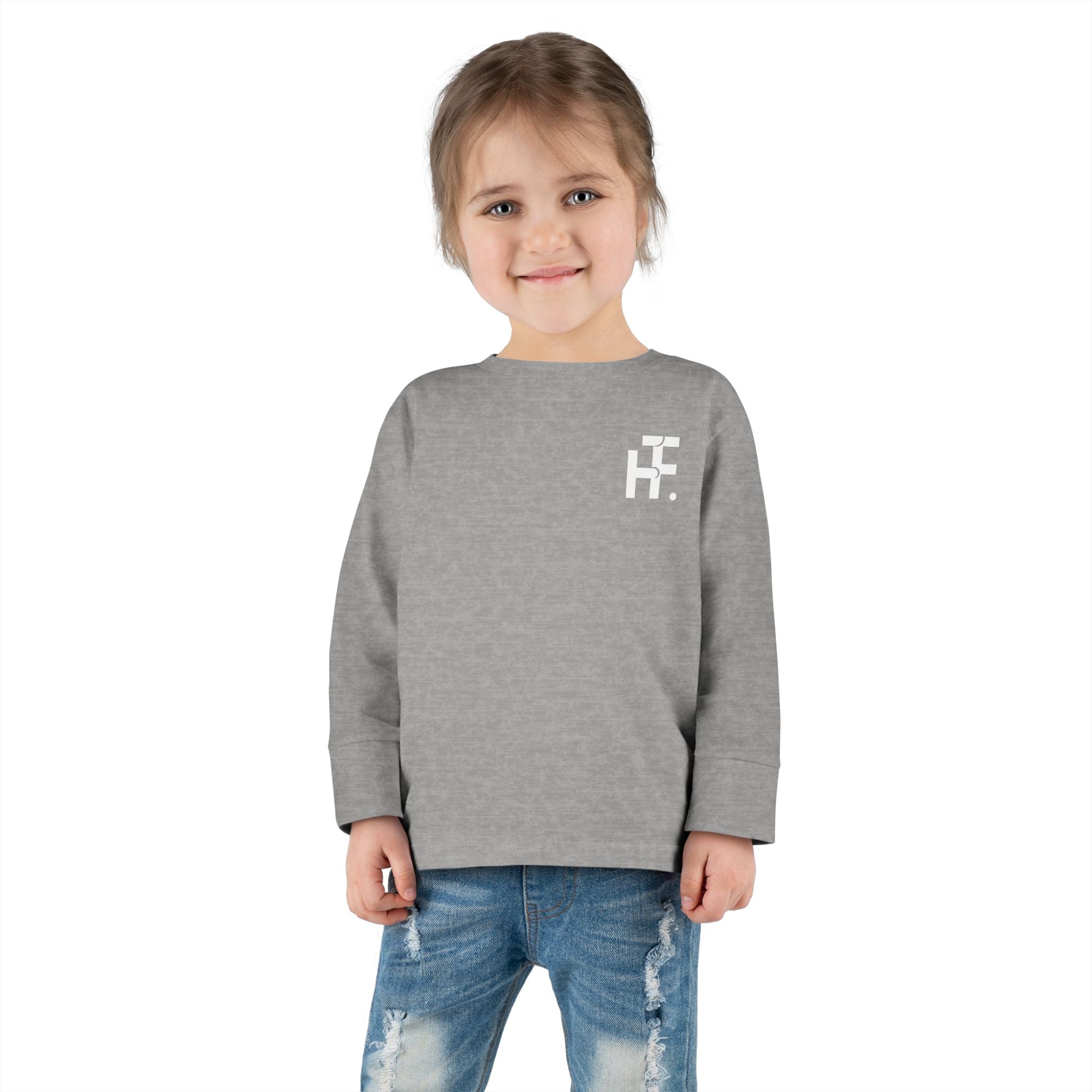 Toddler Long Sleeve Tee — "Never Stop Dreaming" Inspirational Kids Shirt