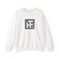 Minimalist HF Logo Sweatshirt — Monochrome Graphic Crewneck