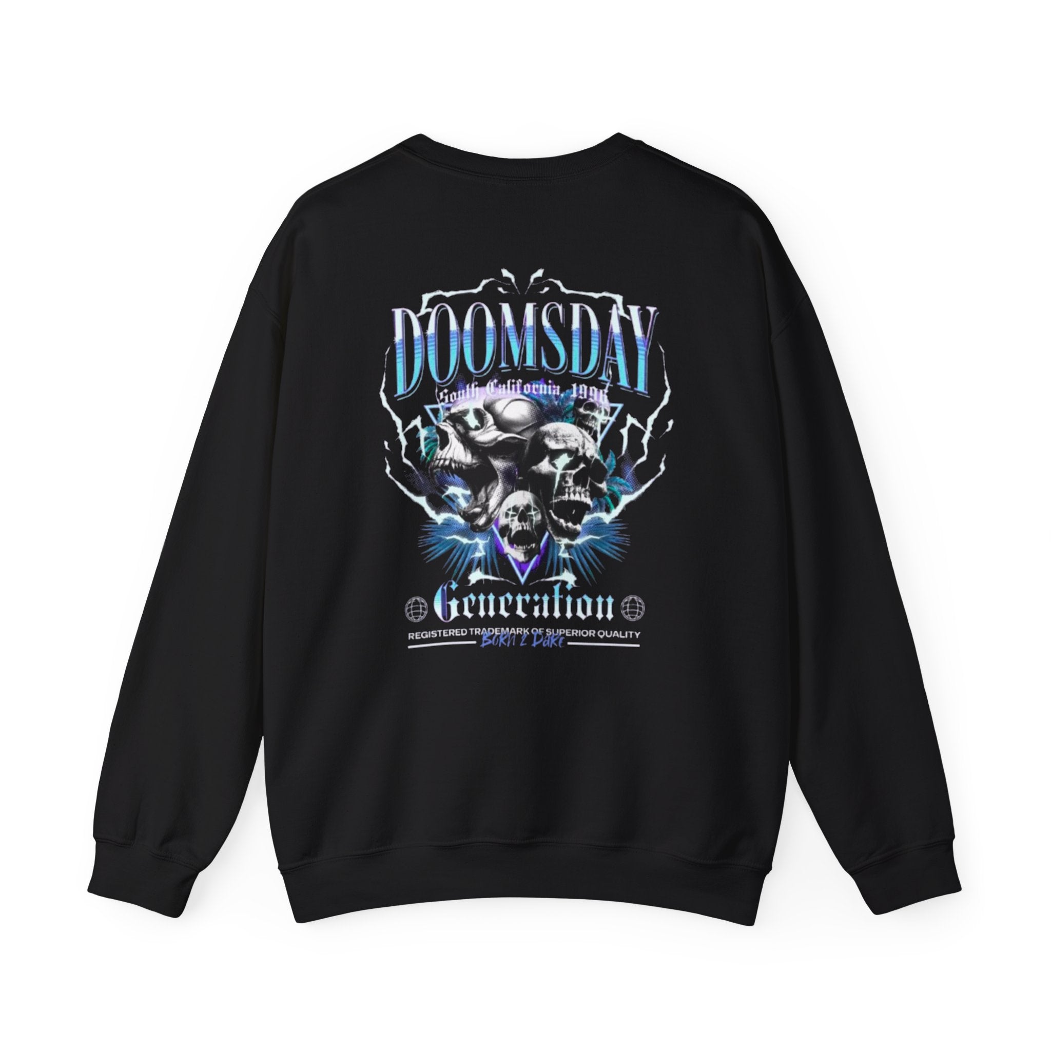Doomsday Skull Shield sweatshirt | Generation graphic crewneck