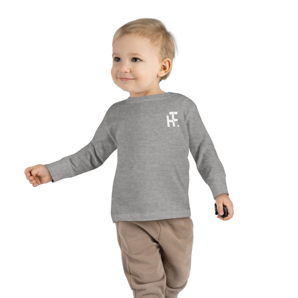 Toddler Long Sleeve Tee — "Never Stop Dreaming" Inspirational Kids Shirt