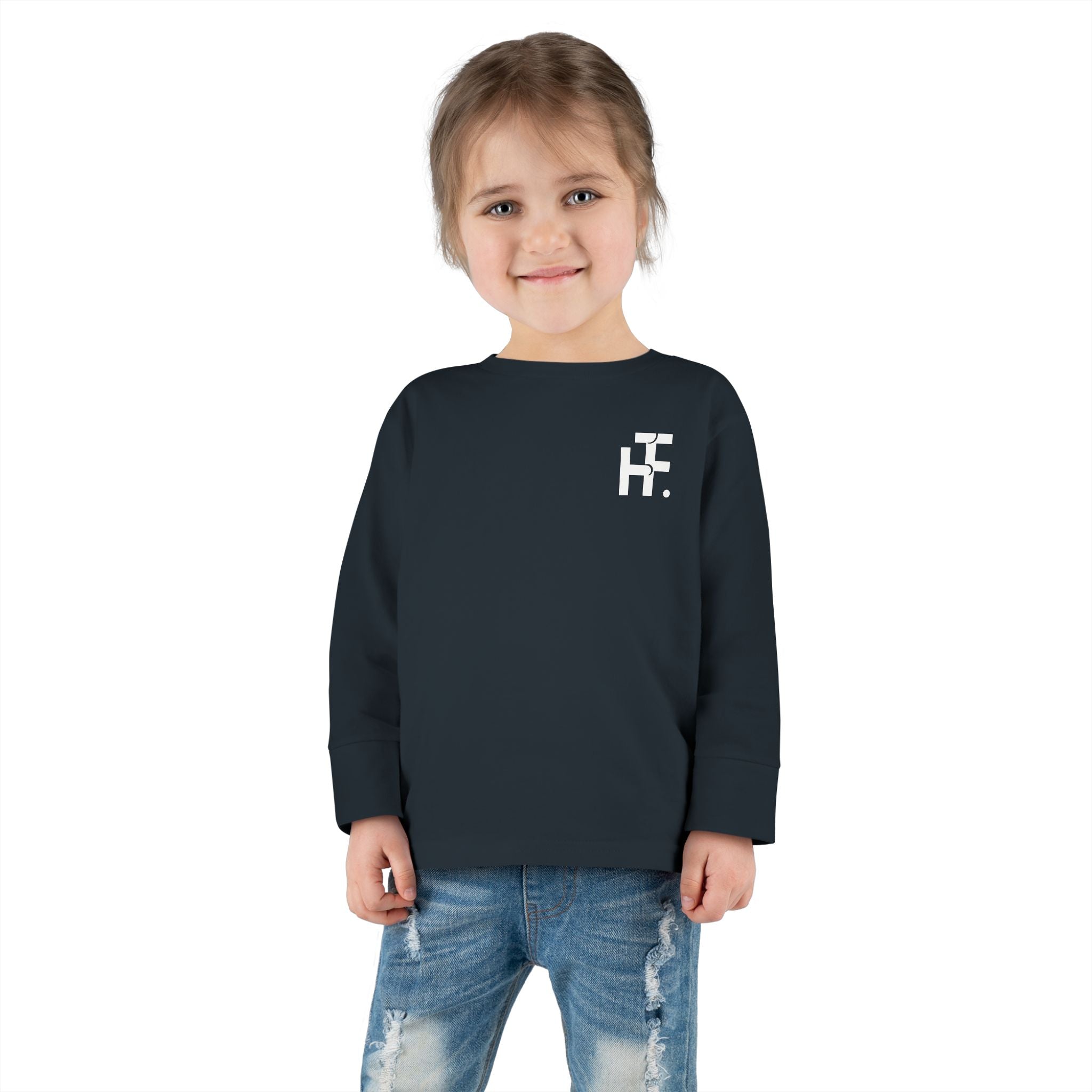 Toddler Long Sleeve Tee — "Never Stop Dreaming" Inspirational Kids Shirt