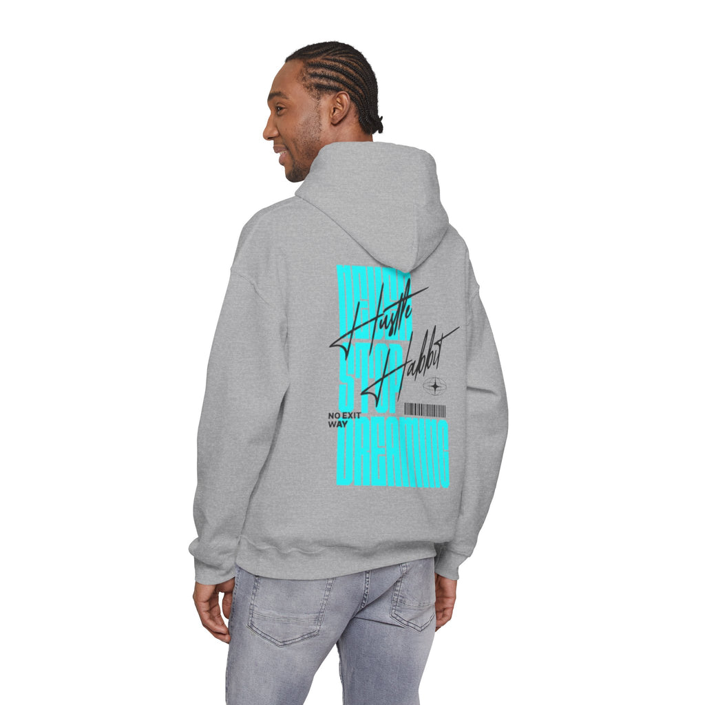 Dreaming Hoodie – Retro Futuristic 'Never Stop Dreaming' Graphic Pullover