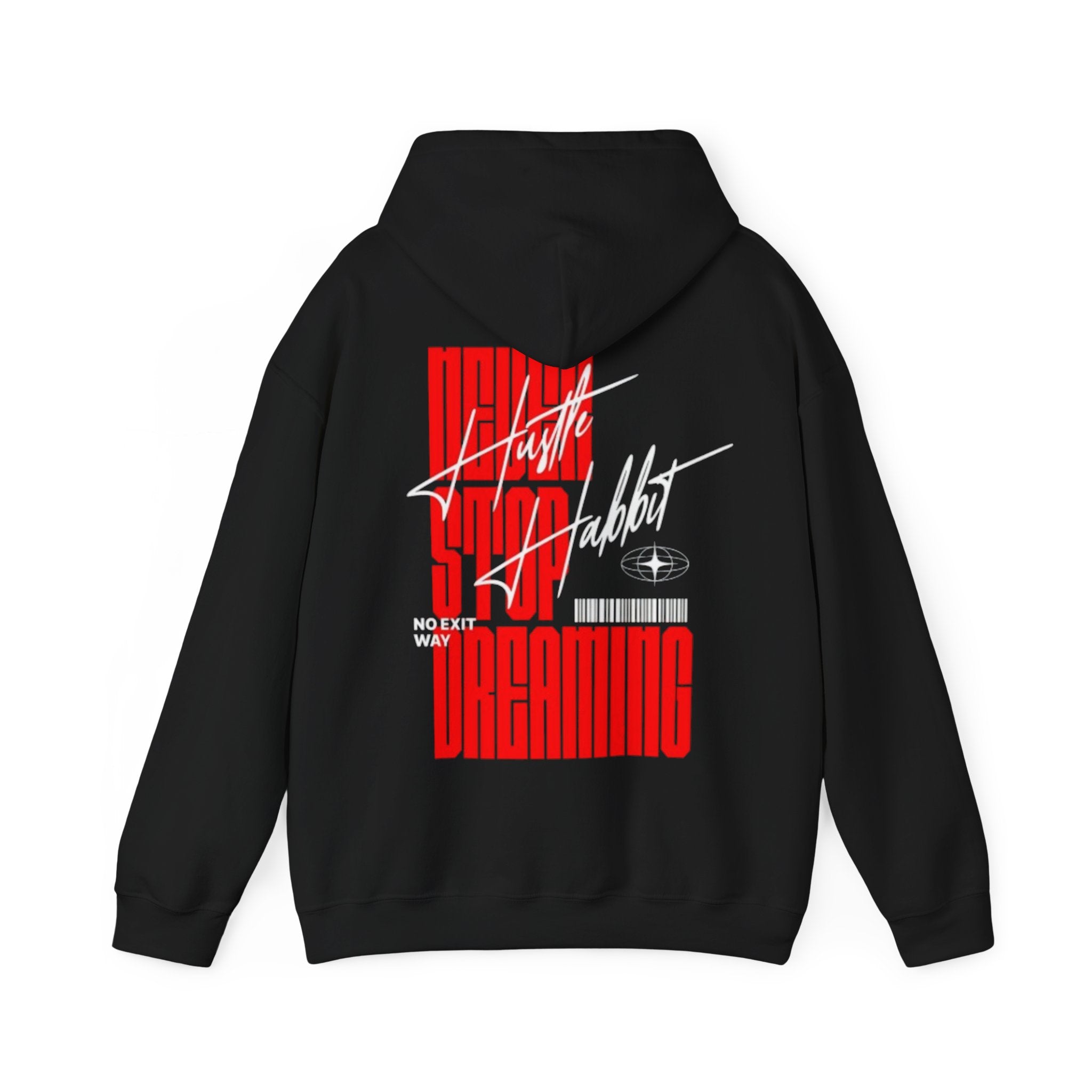 Dreaming Hoodie – Retro Futuristic 'Lightspeed Dreaming' Graphic Pullover