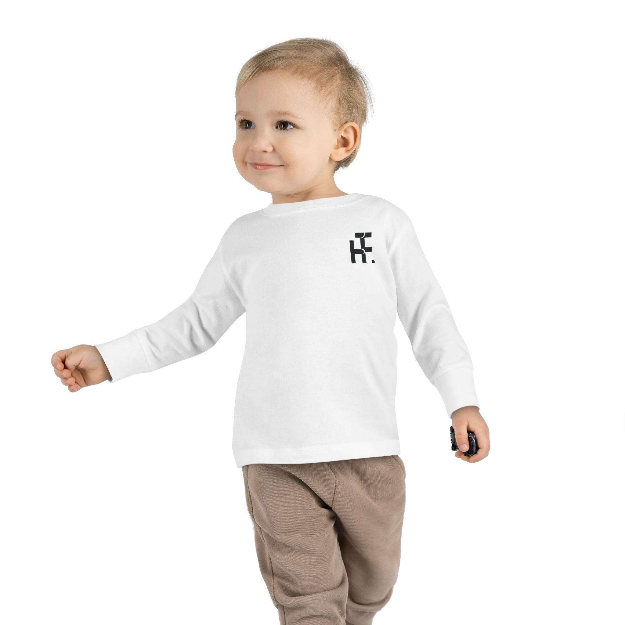 Toddler Long Sleeve Tee — "Never Stop Dreaming" Inspirational Kids Shirt