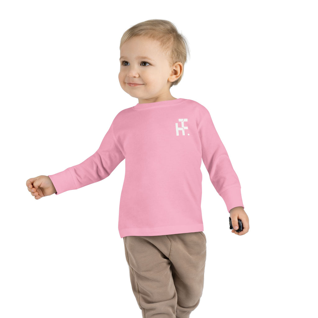 Toddler Long Sleeve Tee — "Never Stop Dreaming" Inspirational Kids Shirt