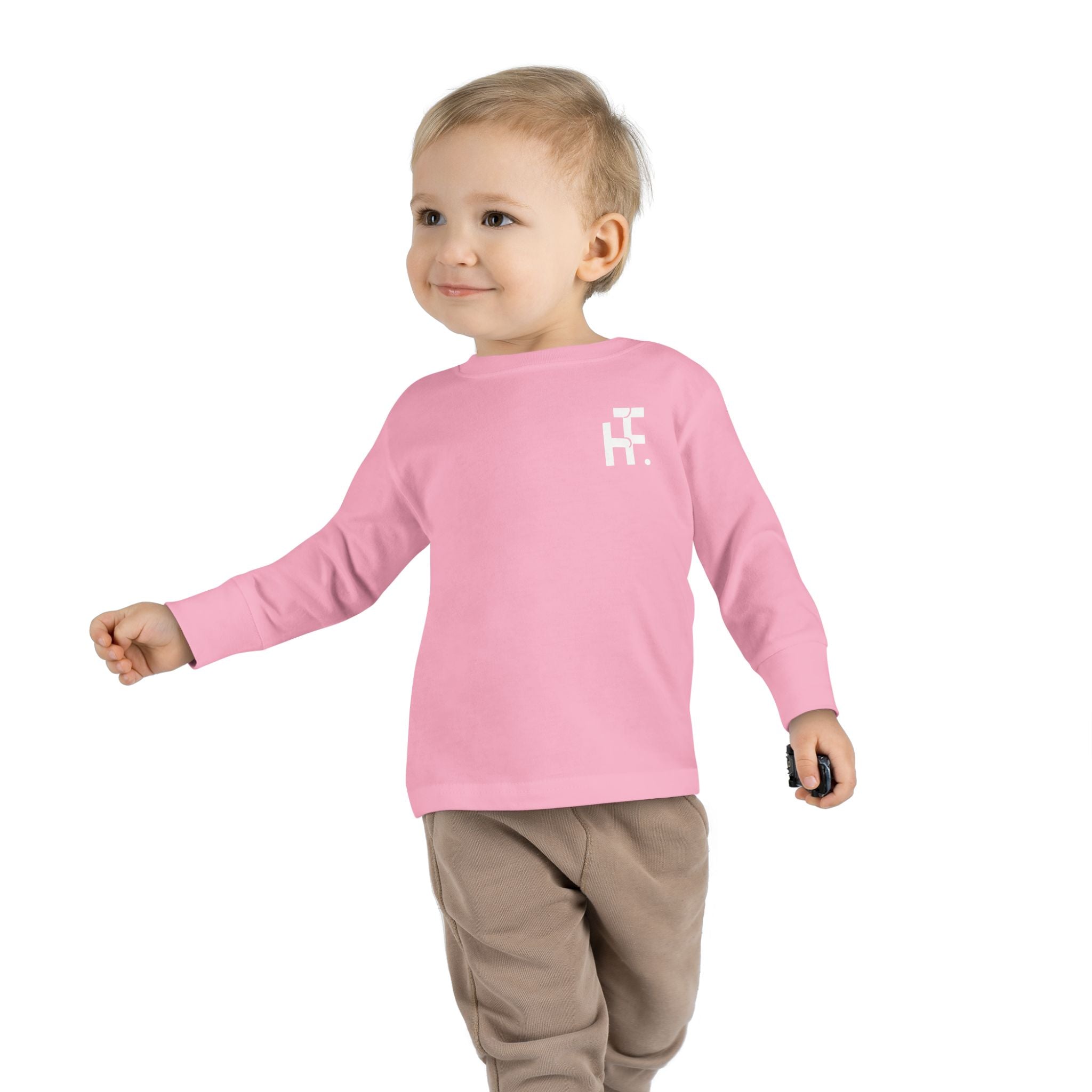 Toddler Long Sleeve Tee — "Never Stop Dreaming" Inspirational Kids Shirt