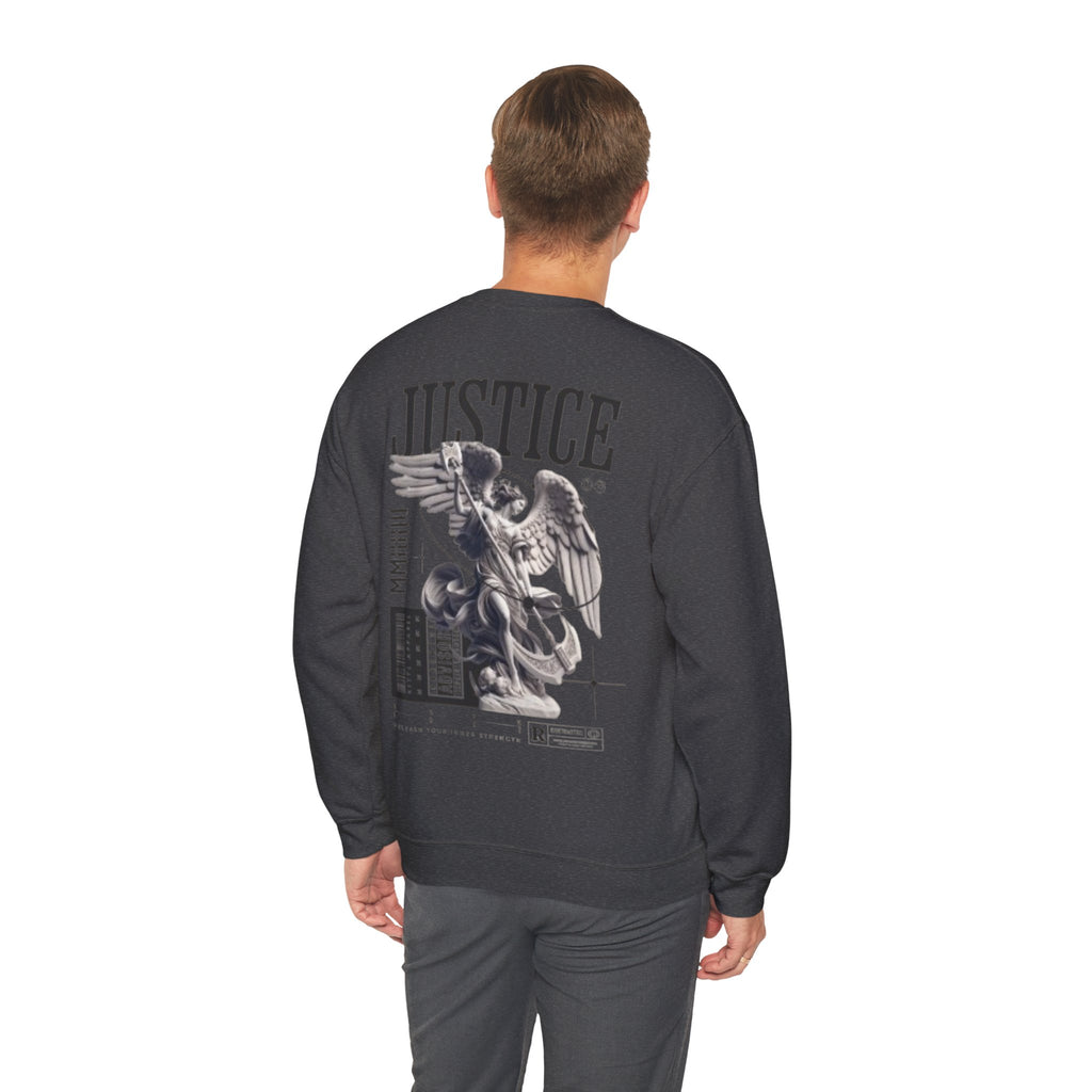 Justice Graphic Crewneck Sweatshirt