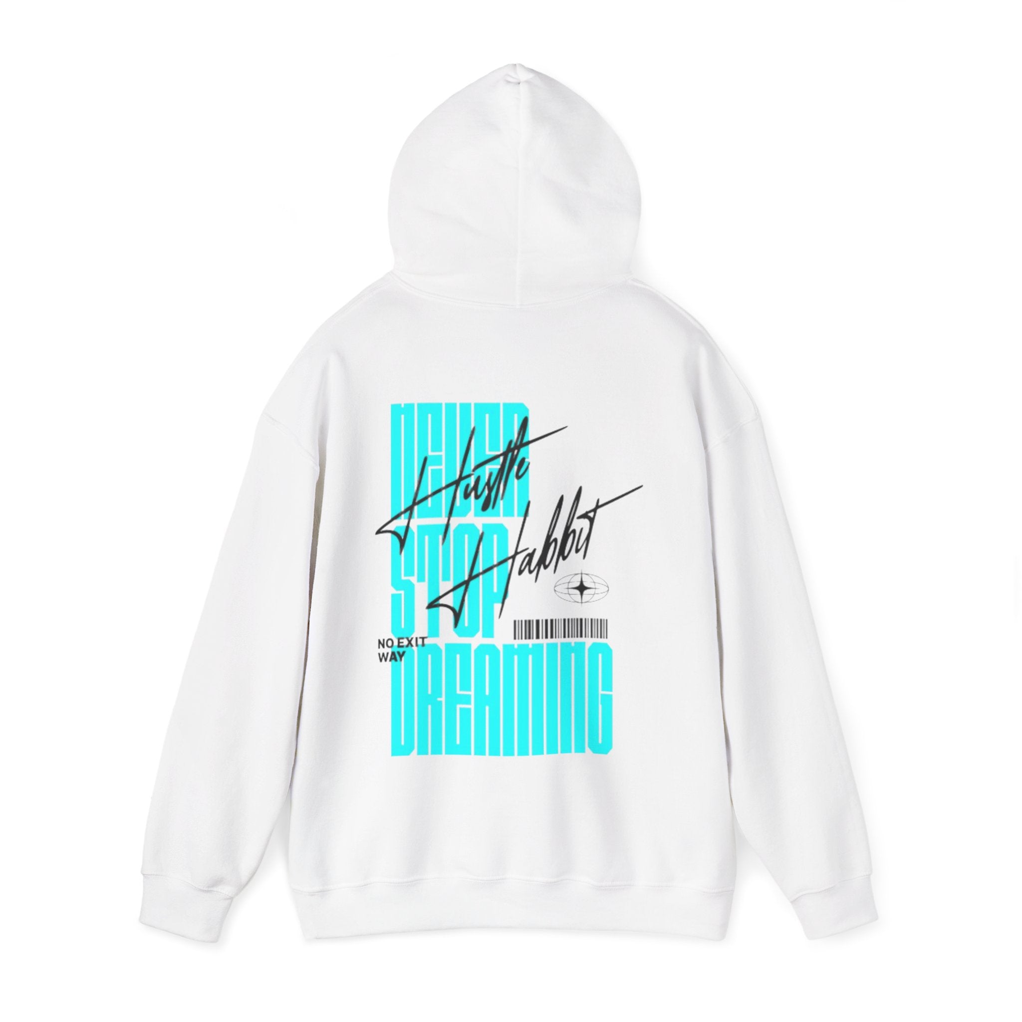 Dreaming Hoodie – Retro Futuristic 'Lightspeed Dreaming' Graphic Pullover