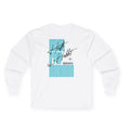 Long Sleeve Tee — "Never Stop Dreaming" Inspirational Graphic Tee